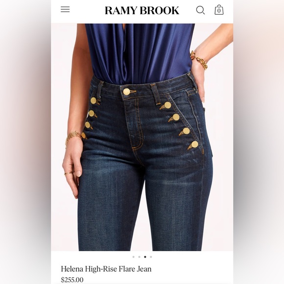 Ramy Brook Denim - NWT Ramy Brook Helena High-Rise Flare Jeans Size 25